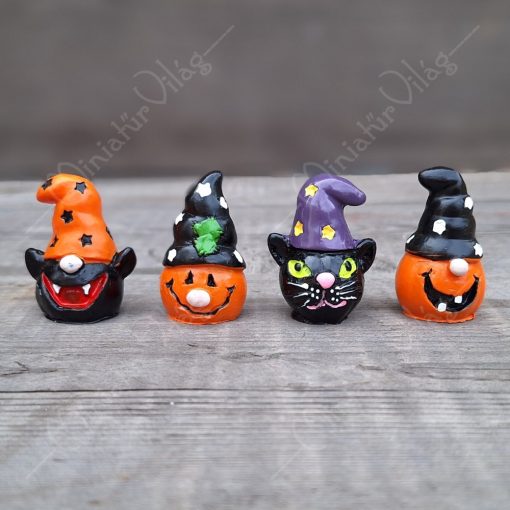 Halloween Figura 4 db-os szett