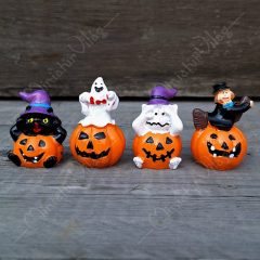 Halloween Tök Figura 4 db-os szett