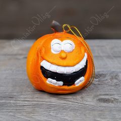 Kerámia Halloween Tök figura